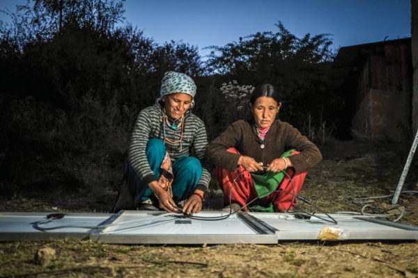 solar mama women barefoot college Nepal panel