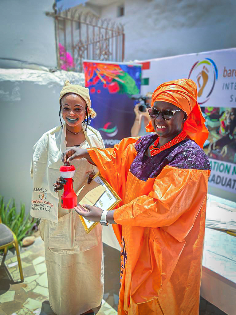 Senegalese Senegal Barefoot College SolarMama graduation