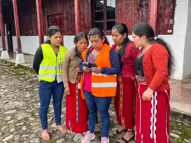 women Guatemala drone flying livelihoods